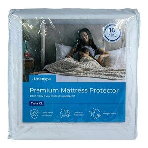 Linenspa Twin XL Mattress Protector Wateproof Allergen Barrier Hypoallergenic